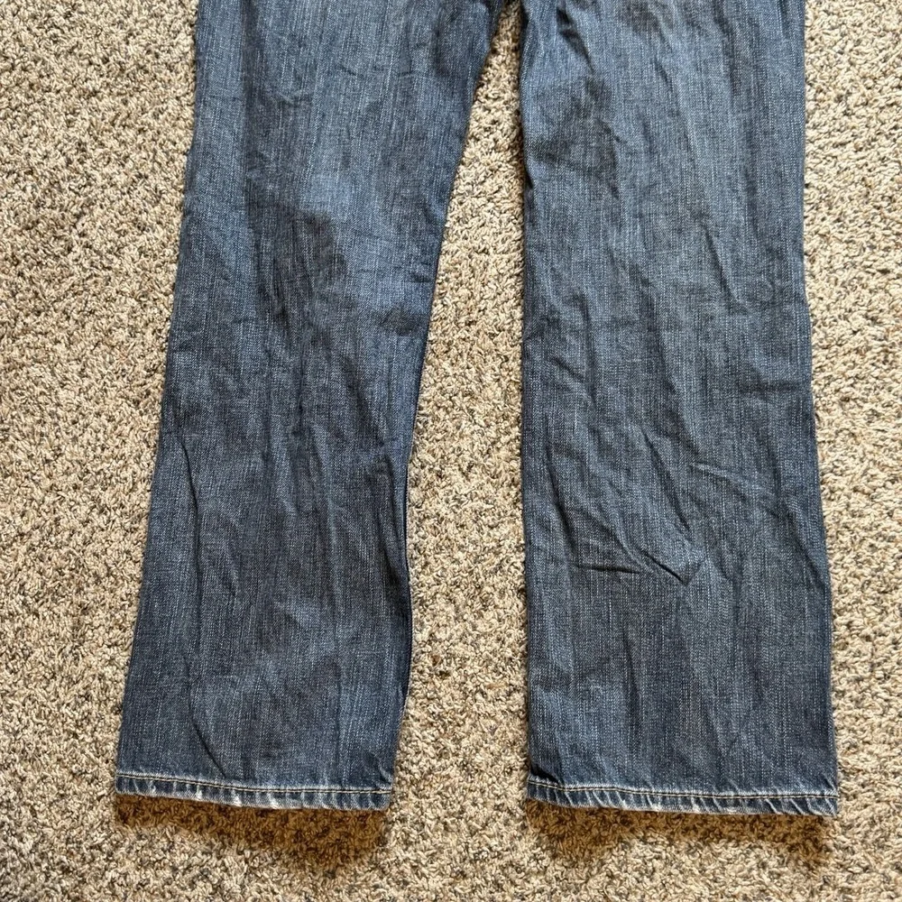 Ariat Jeans M5 Low Rise Straight Leg Fit Buffalo Nickle Men's 34x32 Whiskers Y2K